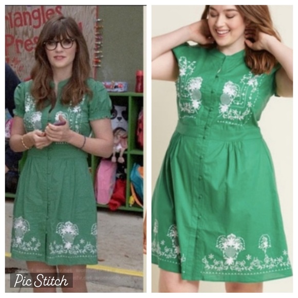 Modcloth Dresses & Skirts - ModCloth Sunny Girl “Needle-work it out dress”